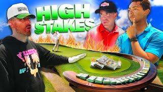 Intense High Stakes Golf Match Gets Heated