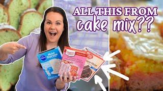 BOX CAKE MIX Recipes YOU NEED to make  EASY DESSERTS anyone can make