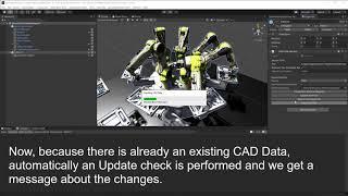 Import CAD STEP files into Unity with Game4Automation Digital Twin Professional