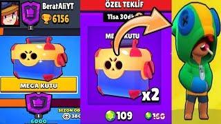 3 TANE MEGA KUTU AÇILIMI 6000 KUPA - Brawl Stars