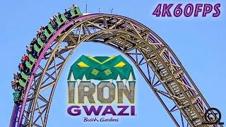 Iron Gwazi Off-Ride Busch Gardens Tampa FL 2022 \\ 4K60FPS - No Copyright