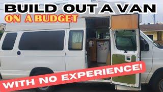 An easy van build anyone can do with no experience on a budget