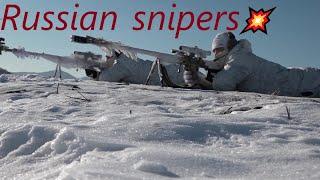 Sniper Actions in the Harsh Russian Winter