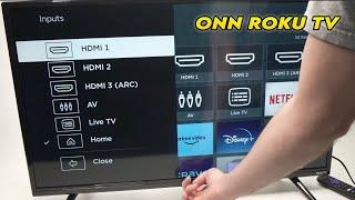 Onn Roku TV How to Change Inputs Without a Remote Control
