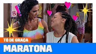 MARATONE os MELHORES MOMENTOS do casal Sonaira e Marraia  Tô De Graça  Humor Multishow