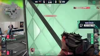 Pros react to a jumping headshot