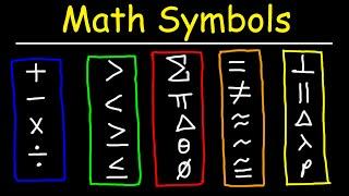 Top 50 Mathematical Symbols In English and Greek