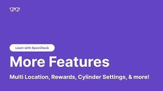 Learn with SpecCheck - More Dashboard Features