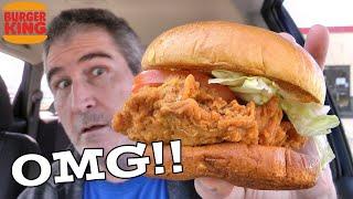 NEW Burger King ChKing Deluxe Chicken Sandwich REVIEW  