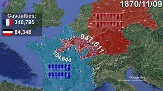 The Franco-Prussian War using Google Earth