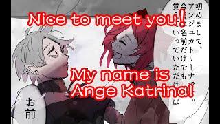 ENG SUB The first time Kuzuha and Ange Katrina met Nijisanji Project Winter