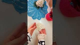 كروشيه روووعة ومنتهى الرقة  #يلا_نتعلم_سوا_كروشيه #crochet