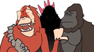 Look at this monkey  Godzilla x Kong animated