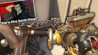 This Streamer gets tilted at my Roadhog in Overwatch 2 w reactions