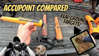 Nokta Accupoint Real Hunt vs The Carrot and MI6 Pin-Pointers