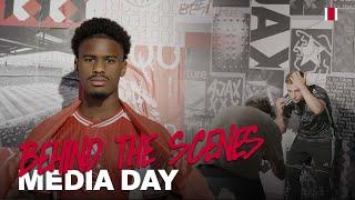 MEET our players during the Ajax MEDIA DAY ️   You want to bully me on camera? 