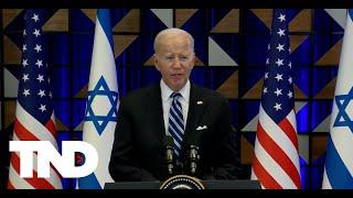 President Joe Biden delivered remarks in Israel