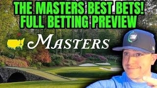 BEST BETS 2024 MASTERS  PGA TOUR GOLF BETTING PICKS MASTERS EDITION