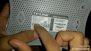 configuring a new TP-LINK 150mbps wireless router with a mobile phone