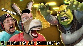 5 Nights at Shreks Hotel with DONKEY FGTeeV Funny Scary Game