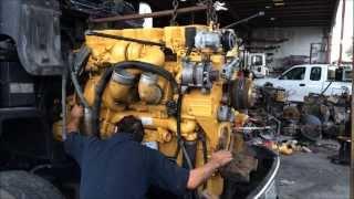 CAT C15 Engine Swap in a Peterbilt Truck