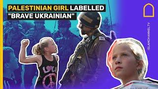 Palestinian girl labelled brave Ukrainian