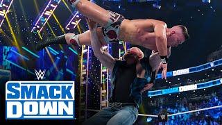 Brock Lesnar surprises and F-5s Mr. Money in the Bank Theory SmackDown July 22 2022