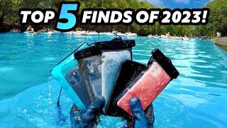 Found 16 Phones 13 Knives 5 Apple Watches Underwater TOP 5 Finds of 2023