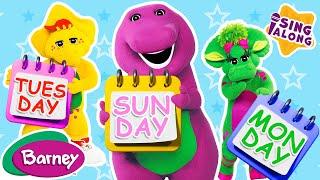 Days of the Week Song for Kids  Sing along with Barney and Friends
