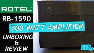 ROTEL RB 1590 AMPLIFIER Review With MartinLogan ESL X   The 700 Watt BEAST