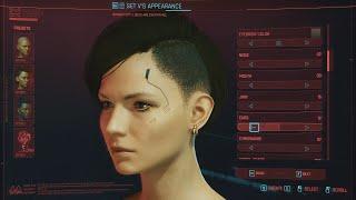Character Creation Female V  Cyberpunk Gameplay