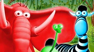 Gazoon  Colorful Animals In The Jungle  Jungle Book Stories  Funny Animal Cartoons For Kids