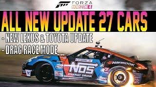 Forza Horizon 4 - FULL Update 27 INFO - New Cars + Drag Mode