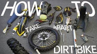 How to take apart a dirt bike? Kamax will show you.