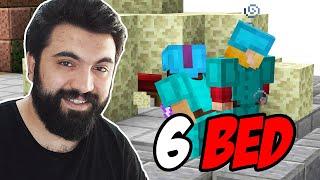 6 BEDİ BİZ KIRDIK Efso Minecraft BED WARS