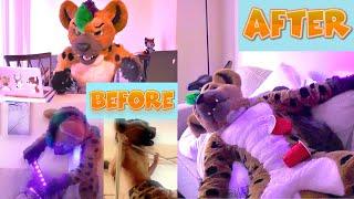 me before vs after a furry con 