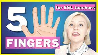 How to Teach Word Order in Questions The Rule of 5 Fingers