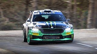 2023 Škoda Fabia RS Rally2 at WRC Monte Carlo 2024 Start Turbo Chirping & Engine Sound