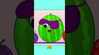 Ten Little Fruits Song   #shorts #nurseryrhymes #kidscamp