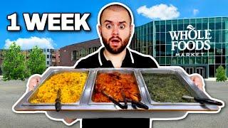 I Only Ate Whole Foods BUFFET For 1 Week Hot Bar Challenge