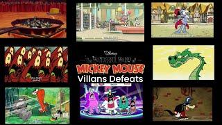 The Wonderful world of mickey mouse Villains Defeats