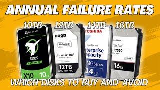 Failure Rate Analysis - Best 10Tb+ hard drives Seagate Western Digital or Toshiba?