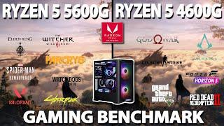 Ryzen 5 5600G vs 4600G Gaming Benchmark Test in 2022  #amdradeon Vega 7  @StealthGamerSG