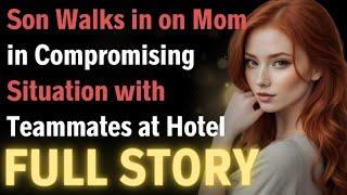Son Walks in on Mom in Compromising Situation with Teammates at Hotel