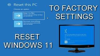 Windows - How to FULLY Reset Windows 11\10 to Factory Settings 