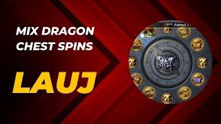 Mix Dragon Chest Spins LAUJ  King Of Avalon