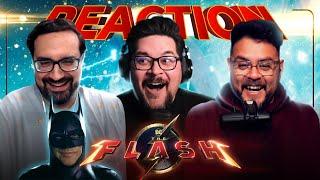 The Flash - Official Trailer Reaction  Michael Keaton and Ben Affleck Return as Batman