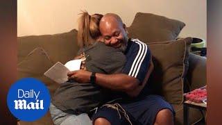 Daughter Surprises Stepdad With Adoption Papers - Daily Mail