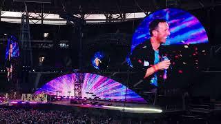 Higher Power - COLDPLAY live in Budapest  Music of the Spheres World Tour 2024 Hungary  Puskás Arena