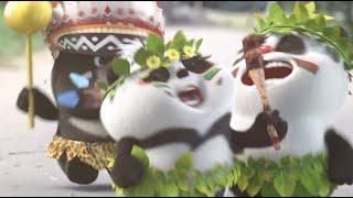 Welcome to Jurassic World w panda   Short Animation  BAMBOO PANDA #panda  #パンダ #shorts #cutebaby